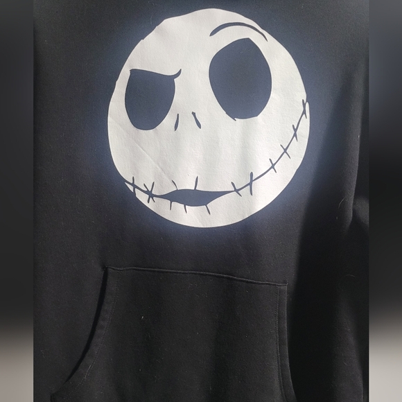 Disney Black Nightmare Before Christmas Hoodie. Unisex Youth XL 14/16 - Picture 5 of 8